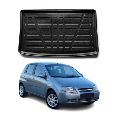 Kofferraumwanne Laderaumwanne für Chevrolet Kalos 2004-2006 Schrägheck Gummi TPE