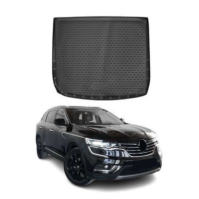 Kofferraummatte Kofferraumwanne für Renault Koleos 2016-2021 Gummi TPE Schwarz