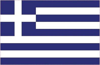 Griechenland Flagge Aufkleber Sticker Fahne selbstklebend 5-60cm breit ES-FL-GRI