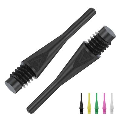 BULL'S AXX Soft Tips Short 6mm(2BA) / 6 Stck / schwarz