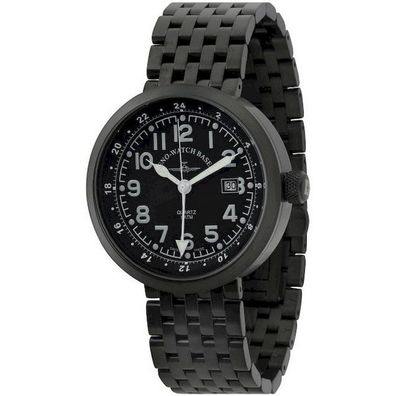 Zeno-Watch - Armbanduhr - Herren - Chrono - Rondo - B554Q-GMT-bk-a1M