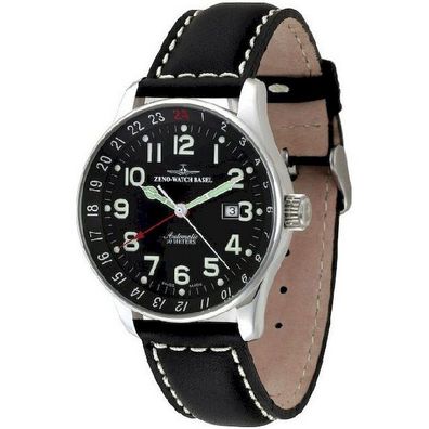 Zeno-Watch - Armbanduhr - Herren - Chrono - X-Large - Pilot - P554GMT-a1