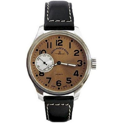 Zeno-Watch - Armbanduhr - Herren - Chrono - Oversized Pilot brown - 8558-9-i6