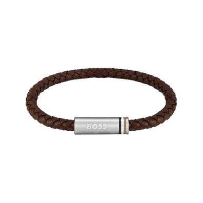 BOSS - 1580623 - Armband - Herren - braun - 19cm - ARES