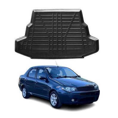 Kofferraumwanne Laderaumwanne für Fiat Albea 2002-2012 Gummi TPE Schwarz