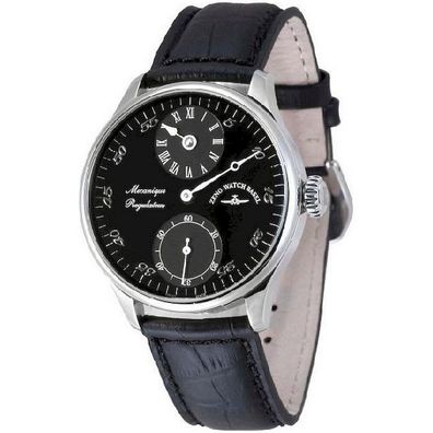 Zeno-Watch - Armbanduhr - Herren - Chrono - Godat II Regulator black - 6274Reg-e1