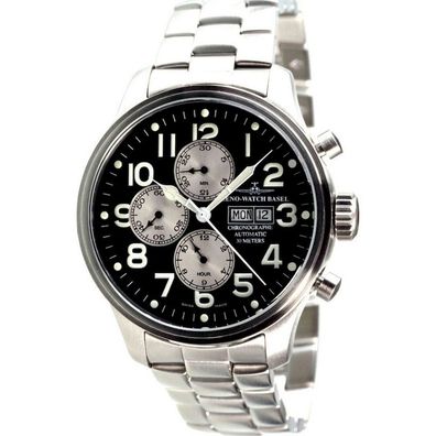 Zeno-Watch - Armbanduhr - Herren - OS Pilot Chrono Day-Date Pilot - 8557TVDD-b1M3