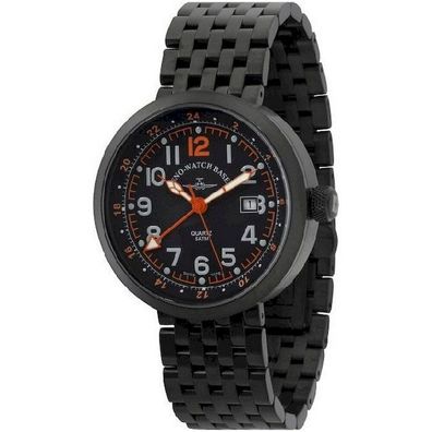 Zeno-Watch - Armbanduhr - Herren - Chrono - Rondo - B554Q-GMT-bk-a15M