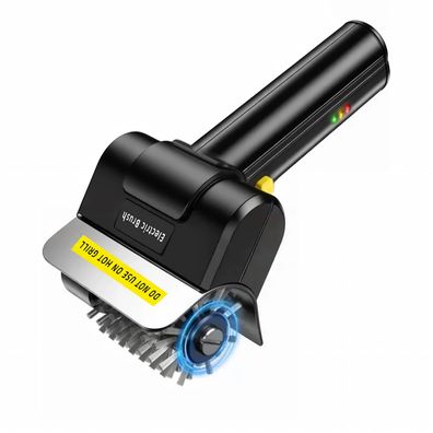 E42D Elektrische Grillbürste Kabellos Wiederaufladbar Edelstahl Rolle Reiniger Akku