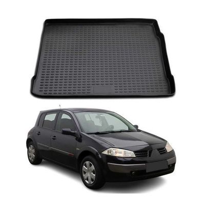 Kofferraummatte Kofferraumwanne für Renault Megane Schrägheck 2002-2008 Gummi