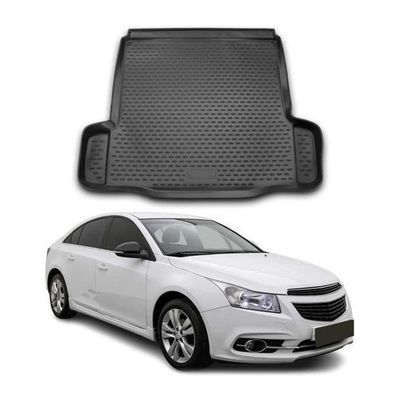 Kofferraummatte Kofferraumwanne für Chevrolet Cruze Stufenheck 2009-2014 Gummi