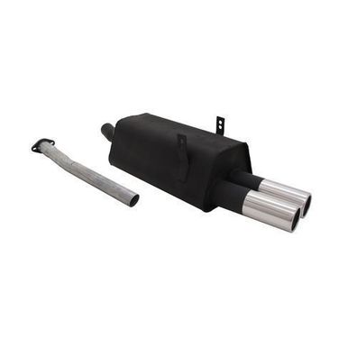 Novus Sportauspuff für BMW 3er E36 320 / 323 2x76mm Endschalldämpfer mit ABE