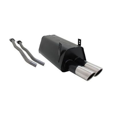 Novus Sportauspuff für BMW 3er E36 325i 2x76 SR-Design Endschalldämpfer mit ABE