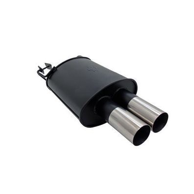 Novus Sportauspuff für BMW E39 2x76mm RL-Design Endschalldämpfer mit ABE