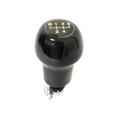 Schaltknauf Schaltknopf für VW Caddy 2003-2025 5-Gang Edelholz Schwarz