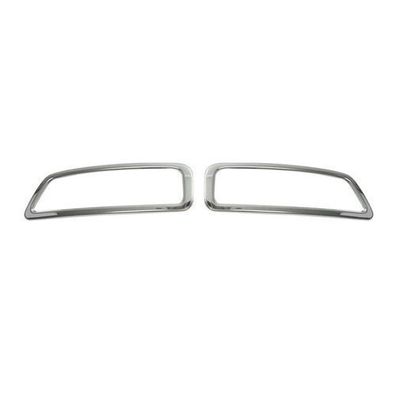 Stoßstangen Diffusor Auspuffrahmen für Peugeot 3008 2016-2025 Edelstahl Silber