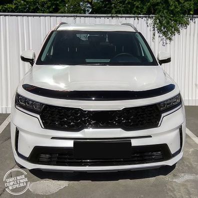 Motorhaube Deflektor Insekten Steinschlagschutz für Skoda Karoq 2017-2019 Dunkel