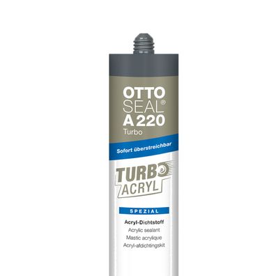 Ottoseal A 220 Turbo C01 weiß 310ml Acryl-Dichtstoff - schnell härtender Dichtstof