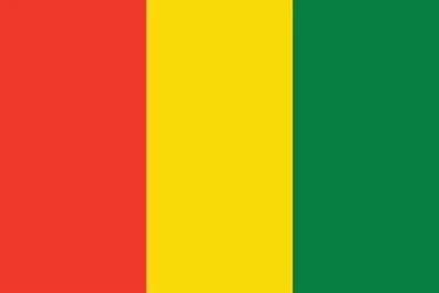 Guinea Flagge Aufkleber Sticker Fahne selbstklebend 5-60cm breit ES-FL-GUI