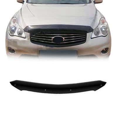 Motorhaube Deflektor Insekten Steinschlagschutz für Infiniti QX35 2013-21 Dunkel
