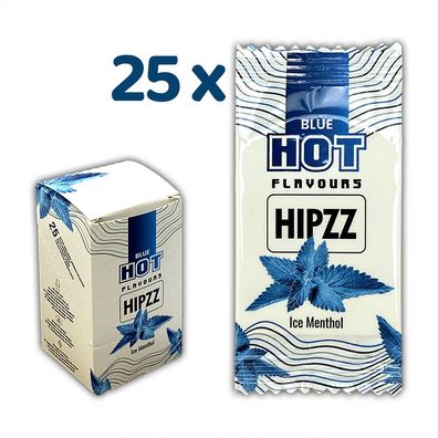 Aromakarte ICE Menthol von HIPZZ- 25x Aroma für Tabak-Sticks von IQOS oder GLO