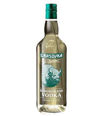 Grasovka Bisongrass Vodka (38 % Vol., 0,7 Liter)