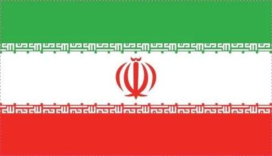 Iran Flagge Aufkleber Sticker Fahne selbstklebend 5-60cm breit ES-FL-IRN