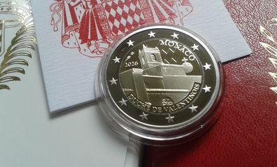 2 euro 2026 PP Monaco Duche de Valentinois 2 euro 2026 Monaco PP Duche de Valentinois