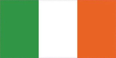 Irland Flagge Aufkleber Sticker Fahne selbstklebend 5-60cm breit ES-FL-IRL