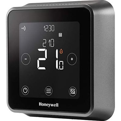 Honeywell Home T6 Wi-Fi Raumthermostat ? Wandmontage, mit Kabel-Empf?nger, Schwarz