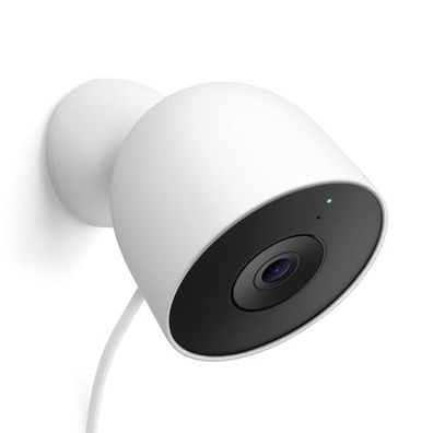 Google Nest Cam Outdoor kabelgebunden 2. Gen – 2K Sicherheitskamera, Weiß