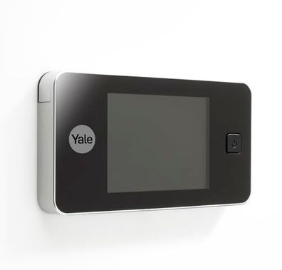 Yale Digitale T?rspion 45-0500-1432, Silber, 105? Sichtwinkel, ersetzt mechanischen