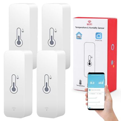 Smartes Temperatur-Hygrometer Coikes WiFi für den Innenbereich, Smart