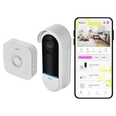 OMAJIN by Netatmo 2K Smart Video-T?rklingel mit Bewegungserkennung