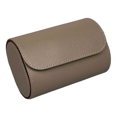 BLCK Uhrenrolle Aufbewahrung für 2 Uhren Leder Taupe 204-taupe