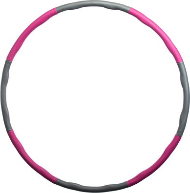Verstellbarer Fitnessreifen ? 90 cm, grau/rosa