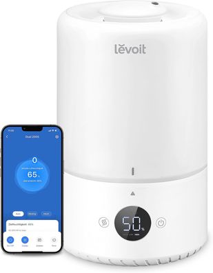 LEVOIT 3L Top Fill Luftbefeuchter, 360? drehbare D?se Cool Mist Humidifier, 300ml/H