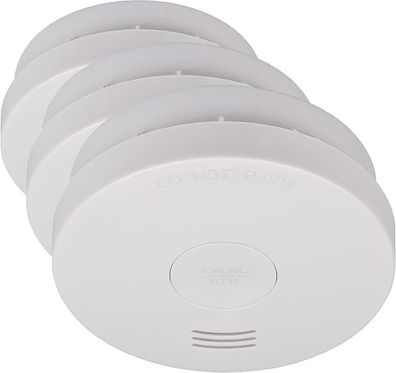 Rauchmelder-Set Brennenstuhl RM L 3100 mit Batterie, 4-tlg., VD zertifiziert nach DIN