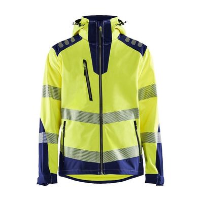 Blakl?der Warn Softshelljacke gelb/navy