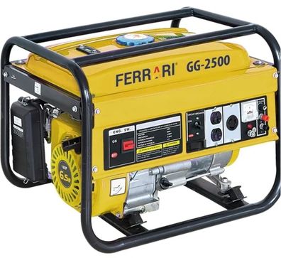 Benzin Stromerzeuger 4T Handstart 2.5 kva 110/220V GG4-2500 Ferrari