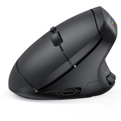 Meetion Ergonomische Maus, Kabellose Maus, Bluetooth Vertikale Wiederaufladbare
