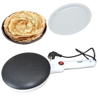 Cr?pes Maker, 600 Watt, Antihaftbeschichtung, Kabelloser Cr?pe Maker f?r hauchd?nne