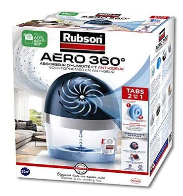 Luftentfeuchter gegen unangenehme Ger?che und Feuchtigkeit - Rubson AERO 360? f?r 20