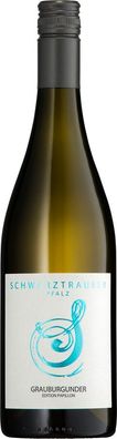 6x Weinmanufaktur Schwarztrauber Grauburgunder trocken Edition Papillon 0,75l