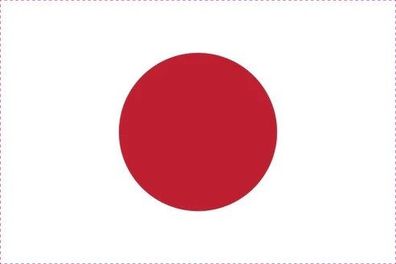 Japan Flagge Aufkleber Sticker Fahne selbstklebend 5-60cm breit ES-FL-JAP