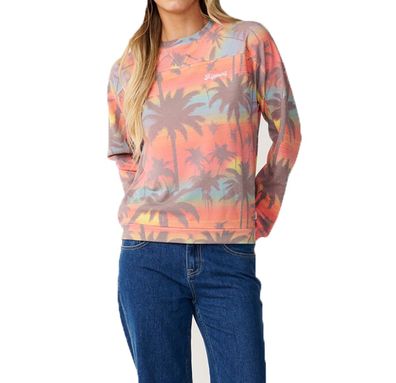 RIP CURL Women Sweater Retro Swell Crew multico