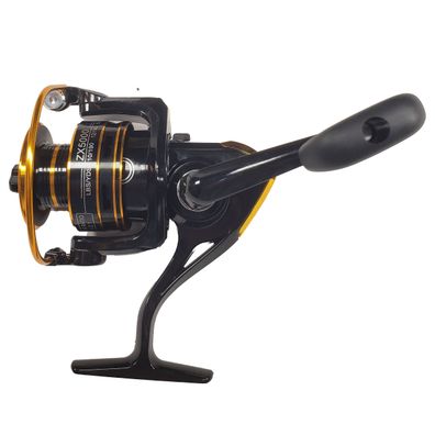 Angelrolle ZX5000 5000er Spinnrolle Aluminium Spule Frontbremse Black/Gold