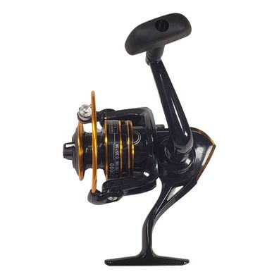 Angelrolle ZX3000 – 3000er Spinnrolle Spule Black- Gold Barsch Forelle Zander