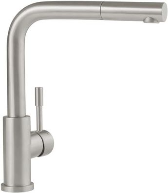 Villeroy & Boch Einhebelmischer, Dusch- & Sp?ltisch, Edelstahl massiv