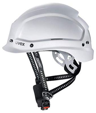 Uvex Pheos Alpine Schutzhelm ? bel?fteter Arbeitshelm f?r die Baustelle ? Wei?